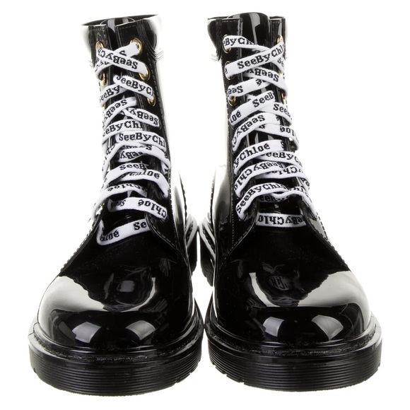 SEE BY CHLOE RUBBER RAIN BOOTS SIZE 8 / 38 - Picture 3 of 4